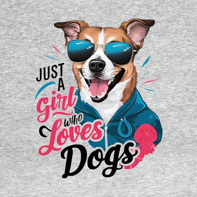 Just A Girl Who Loves dog by alby store